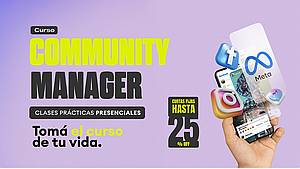 Curso de Community Manager - Redes Sociales - Facebook - Instagram - Linkedin - IAC Zona Norte