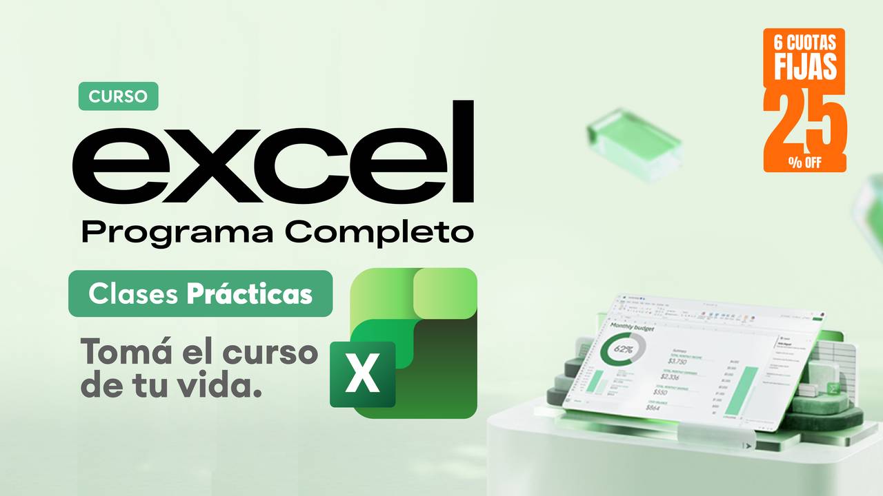 Curso de Excel Programa Completo - Inicial - Intermedio - Avanzado - Tablas Dinámicas - IAC Zona Norte