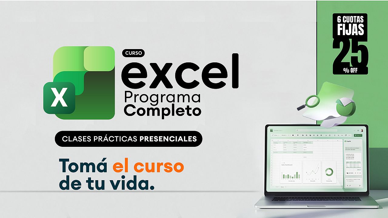 Curso de Excel Programa Completo - Inicial - Intermedio - Avanzado - Tablas Dinámicas - IAC Zona Norte